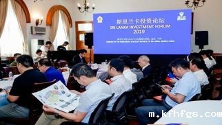 集团董事长肖厚忠一行受邀参加斯里兰卡投资论坛